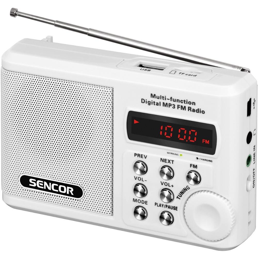 Rádio Sencor SRD 215 W/B