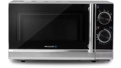 Philco PMD 1730 S mikrovlnná rúra, 17 l, nerezová